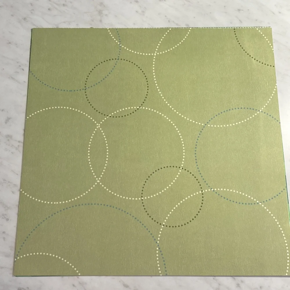 Geometric Polka Dots and Clover 12x12 Scrapbook Paper 11 Sheets